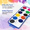 18 Pack Watercolor Paint Set for Kids, 12 Colors Watercolors Paints with Paint Brush, Kids Watercolor Paint Set for Party Favor, Classroom.